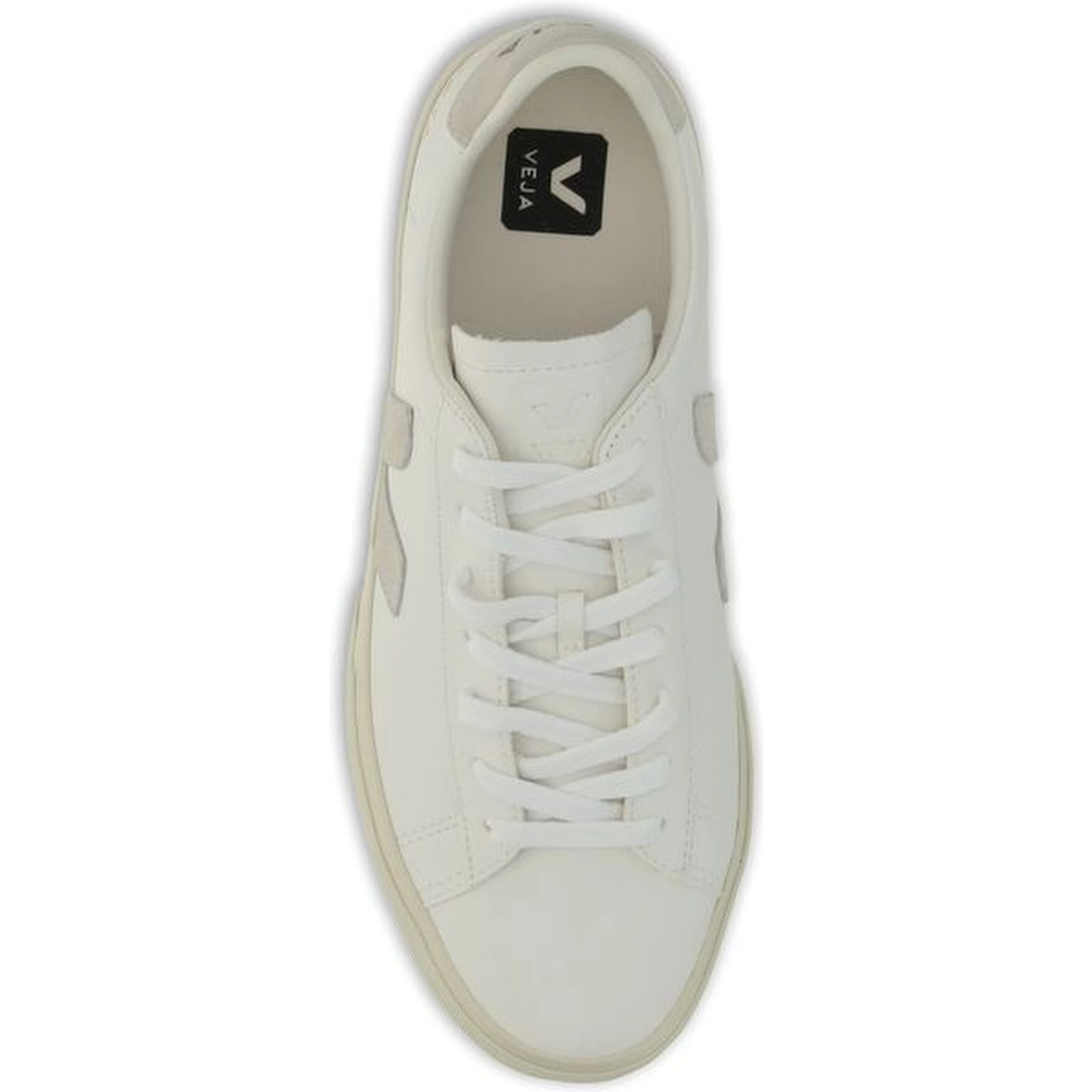 White Calf Leather Bos Taurus Low Top Sneakers