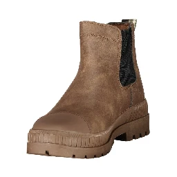 Brown Polyurethane Women's Boot