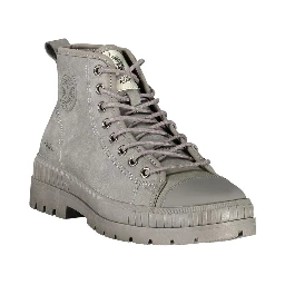 Gray Polyurethane Women's Boot