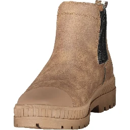 Brown Polyurethane Men's Boot