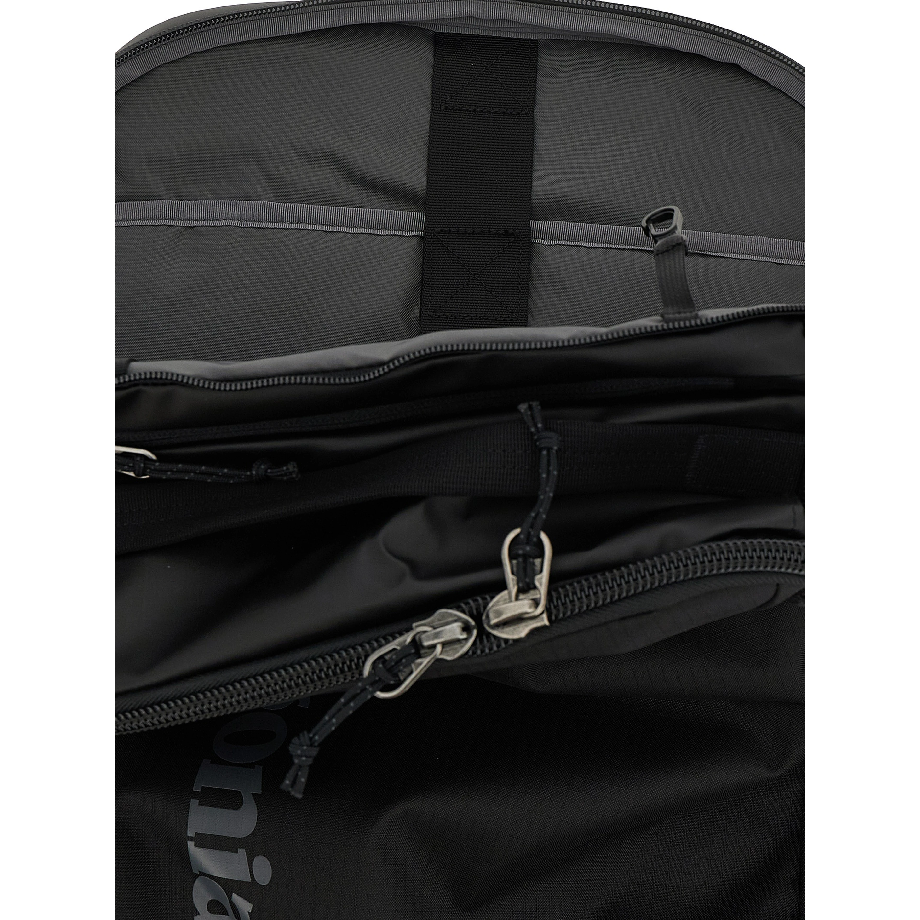 Black Polyester Backpack