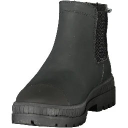 Black Polyurethane Men's Boot