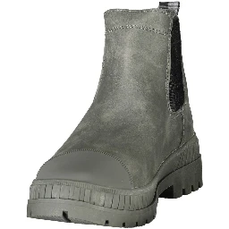 Grey Polyurethane Men's Boot
