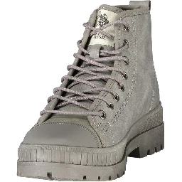 Gray Polyurethane Women's Boot