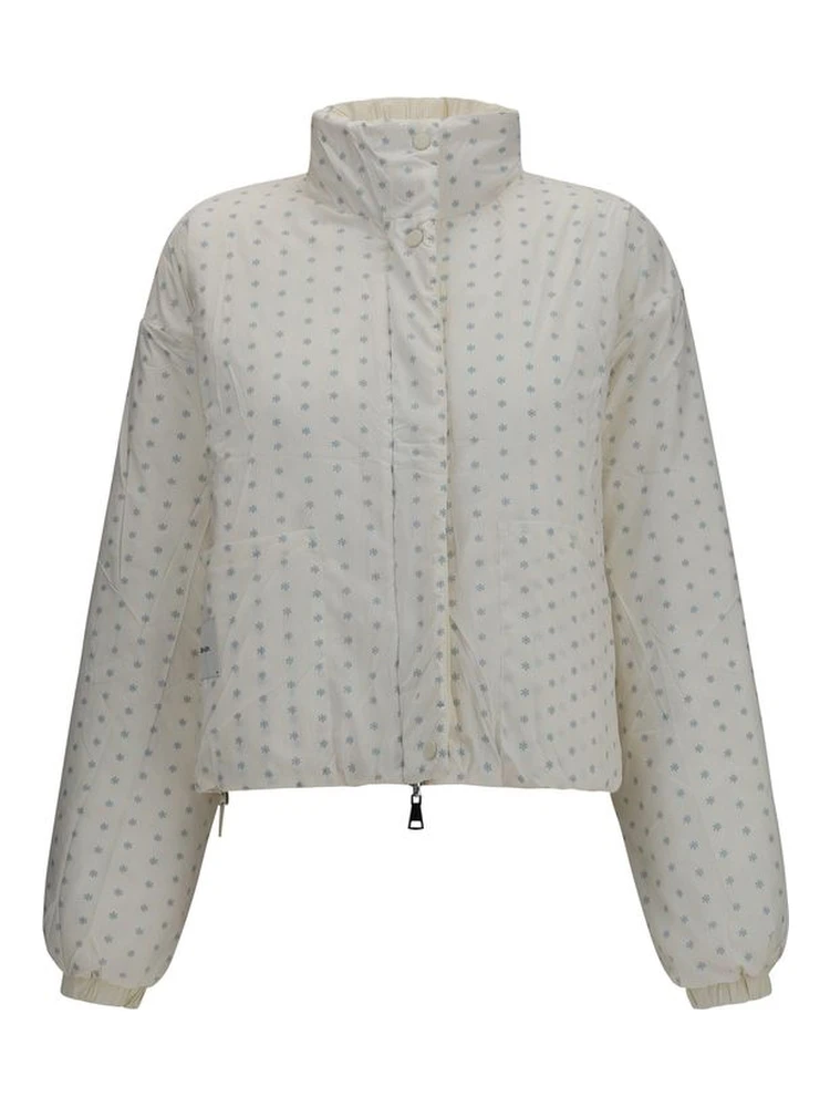 Beige Polyester Full-Length Jacket alternative