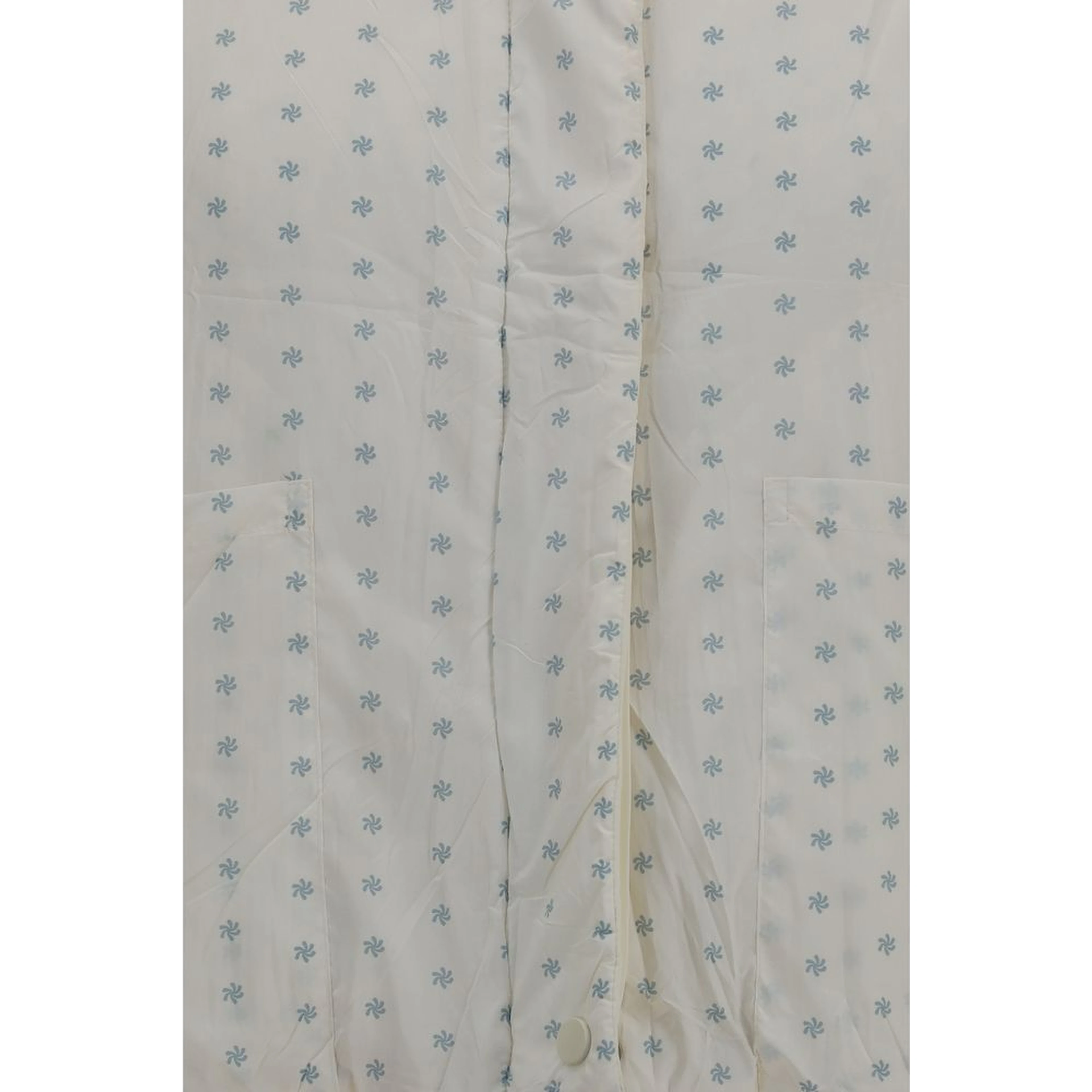 Beige Polyester Full-Length Jacket