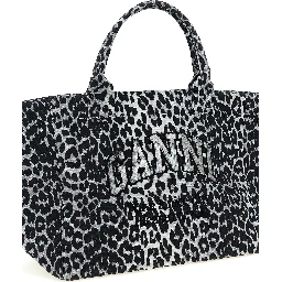 Gray Recycled Cotton Tote Bag