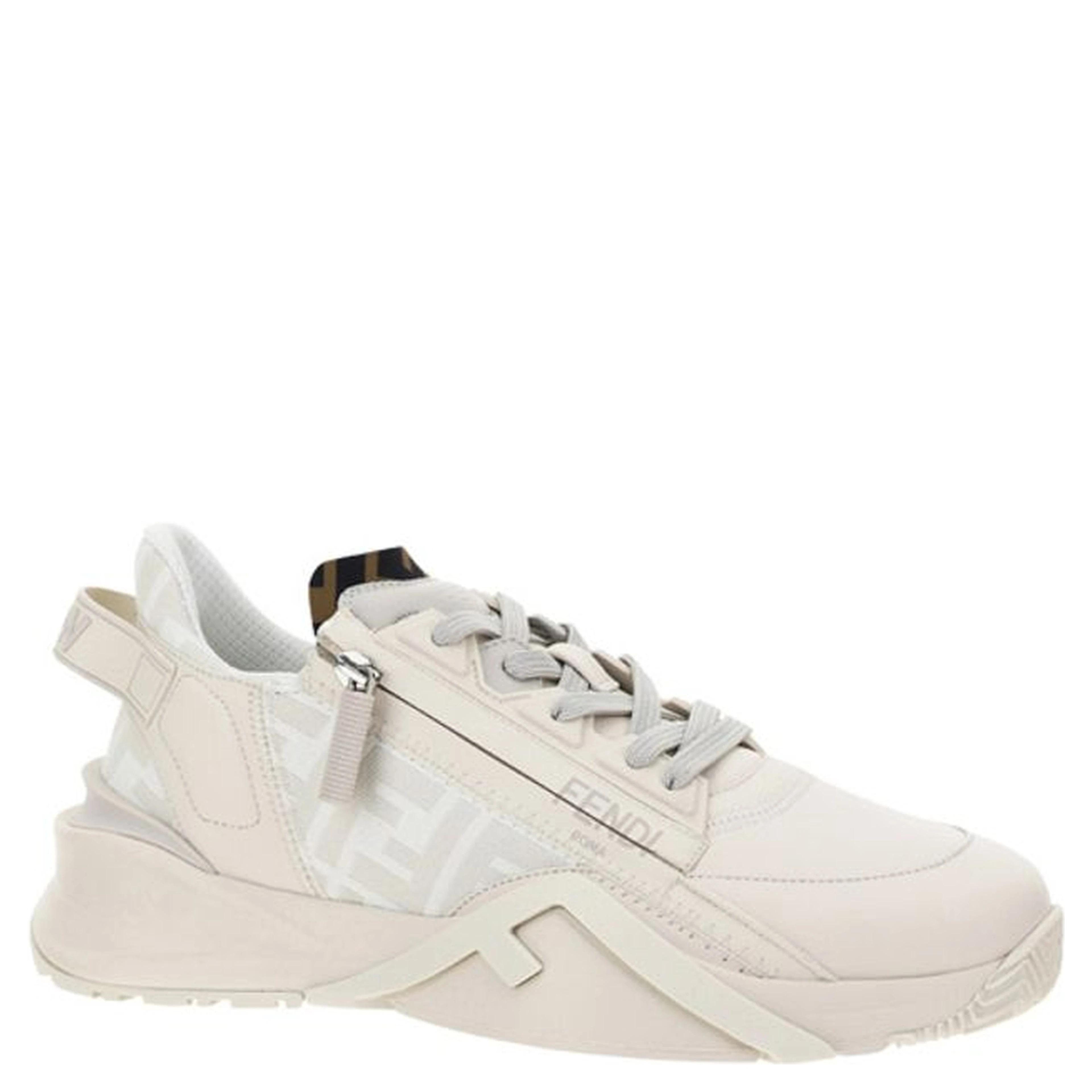 Cream Rubber Athletic Sneakers