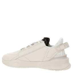 Cream Rubber Athletic Sneakers