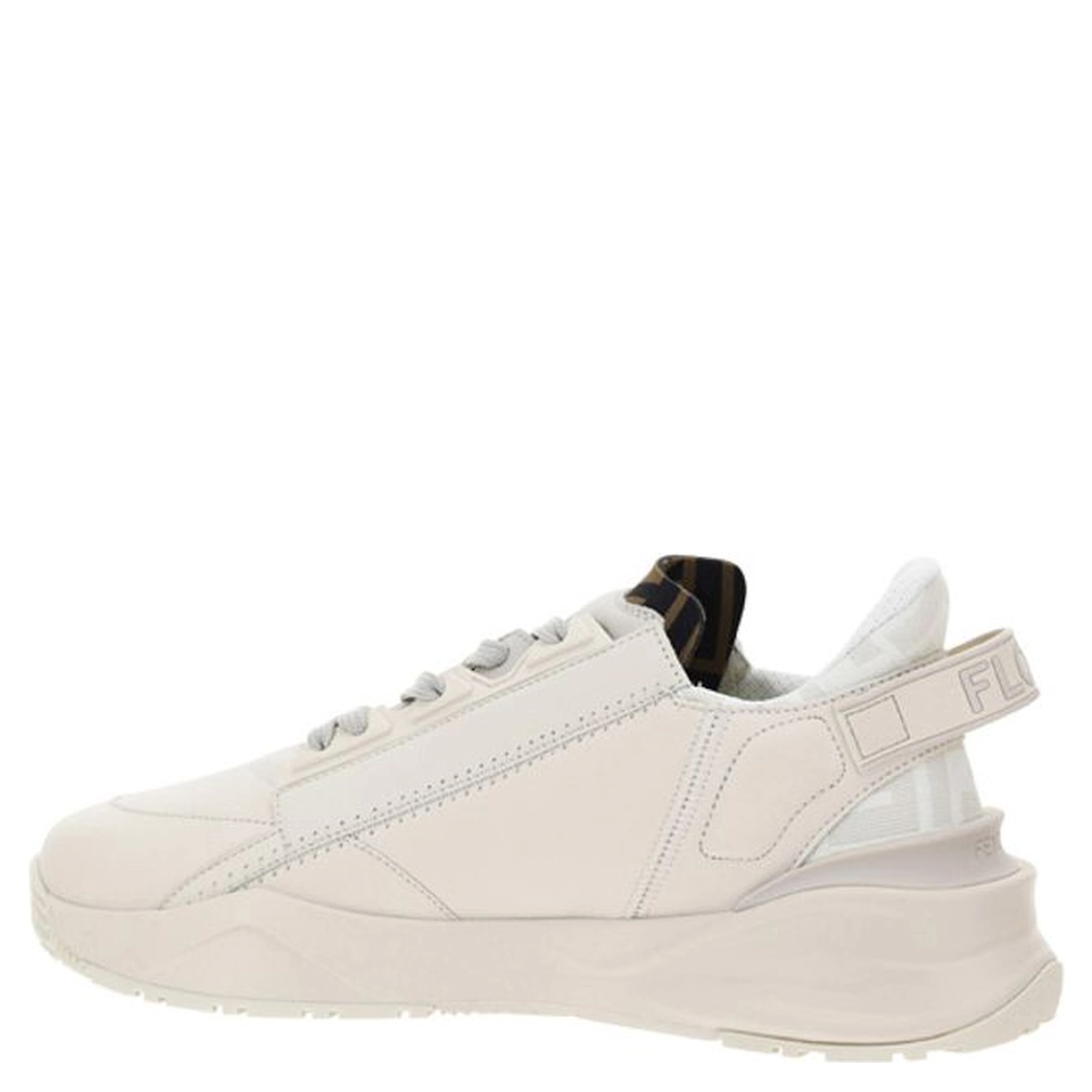 Cream Rubber Athletic Sneakers