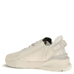Cream Rubber Athletic Sneakers