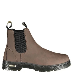 Brown Polyurethane Women's Bootie