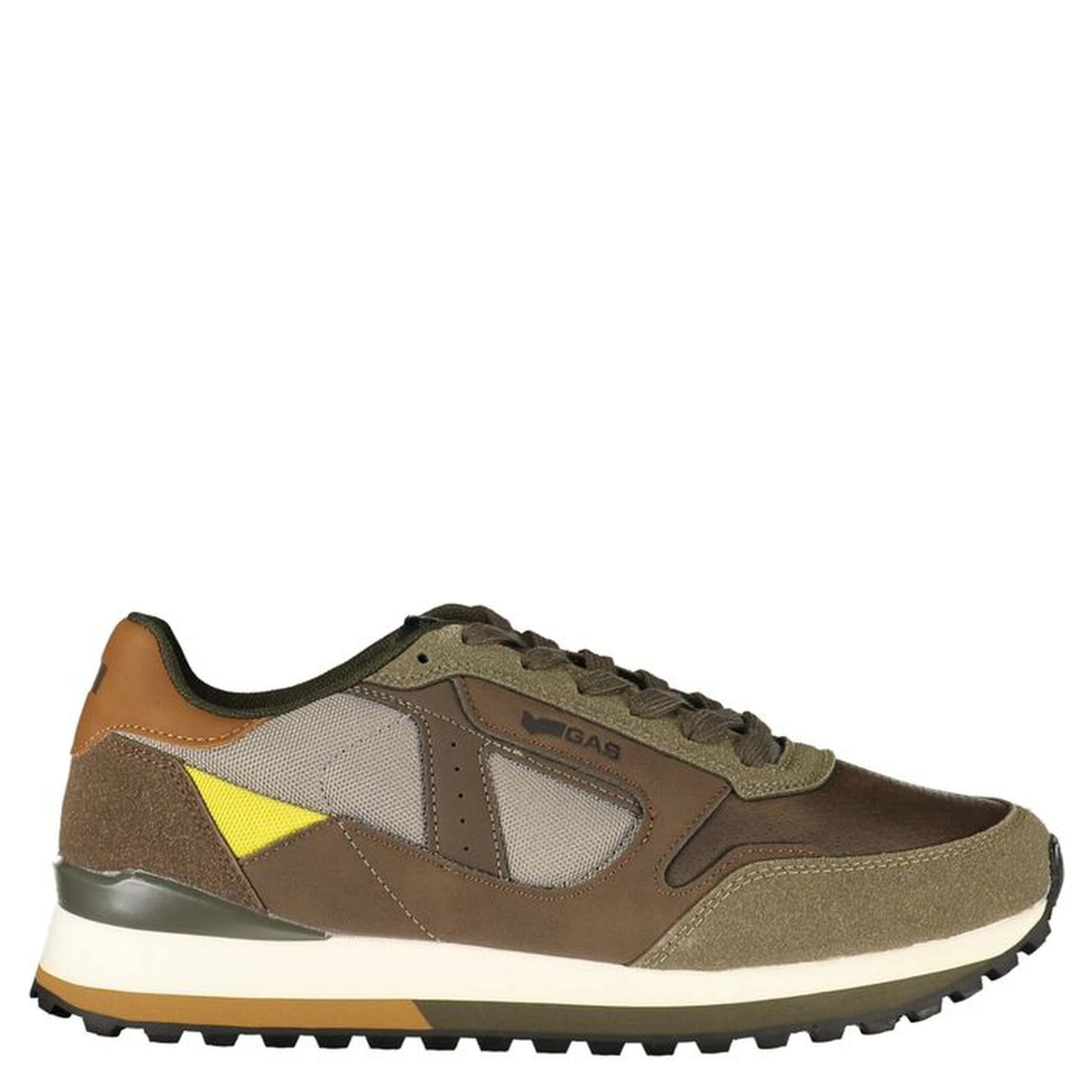 Brown Polyurethane Men's Sneaker