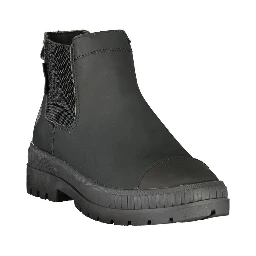 Black Polyurethane Women's Boot