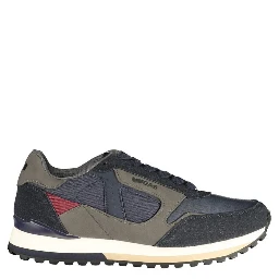 Blue Polyurethane Men's Sneaker