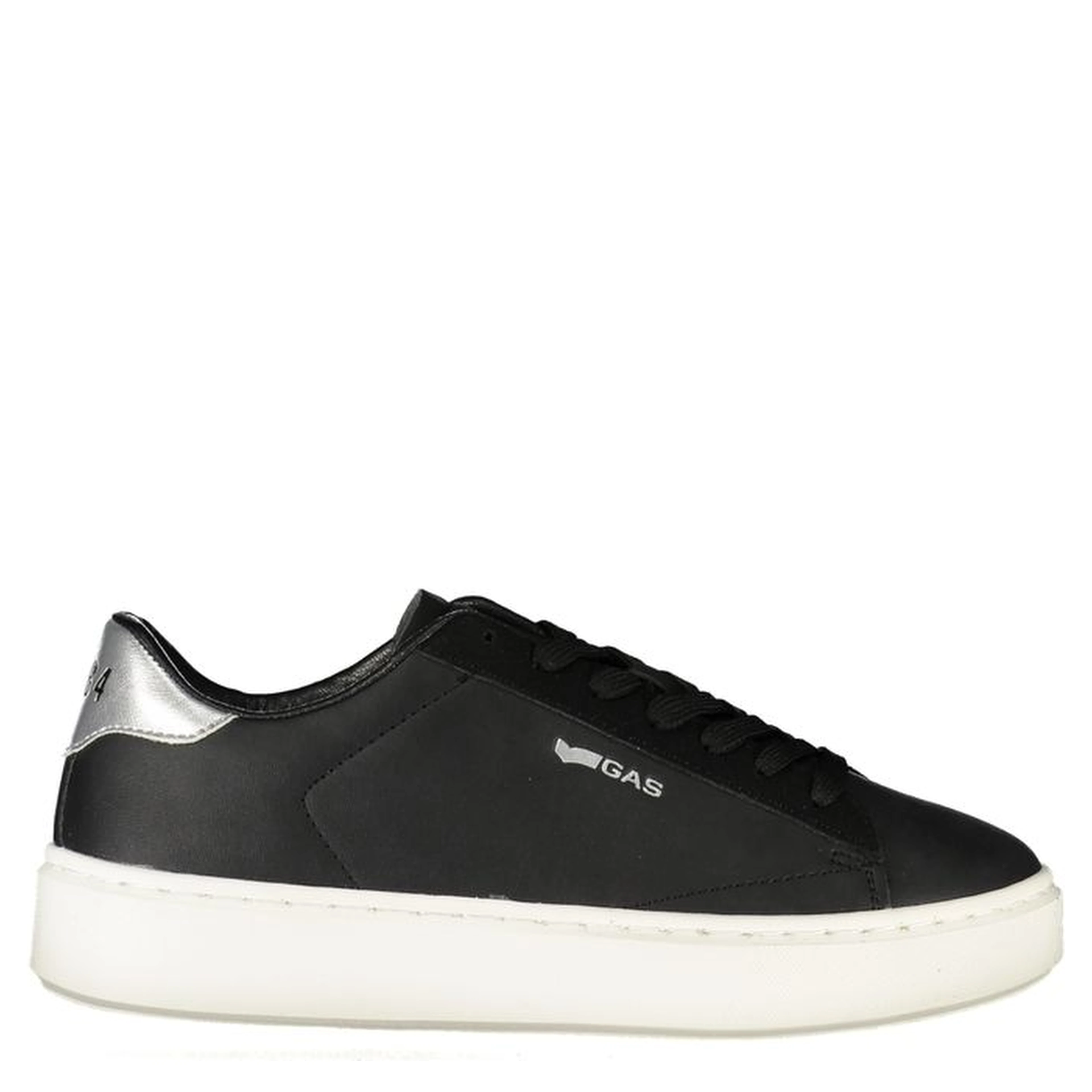 Black Polyurethane Womens Sneaker