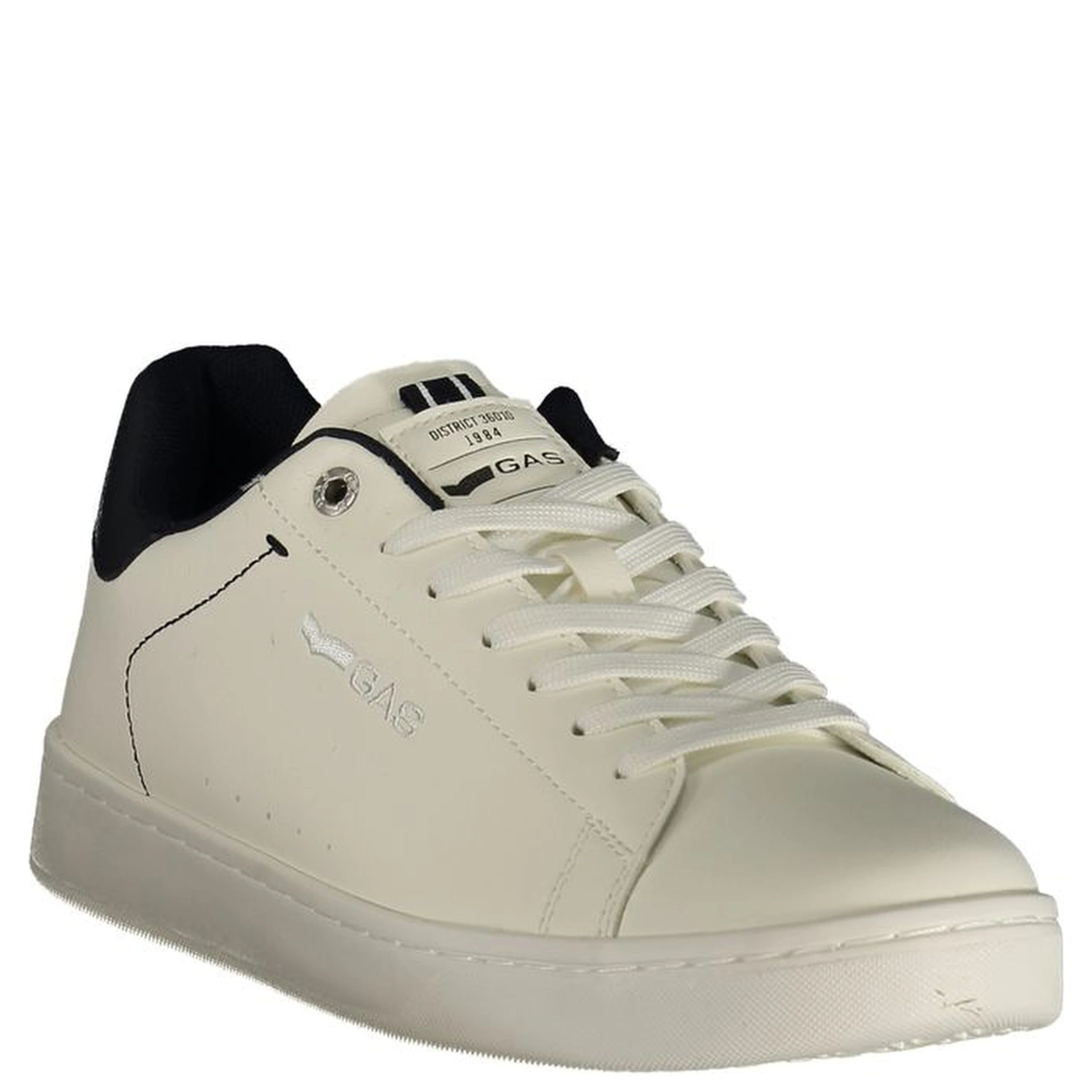 White Polyurethane Men's Sneaker