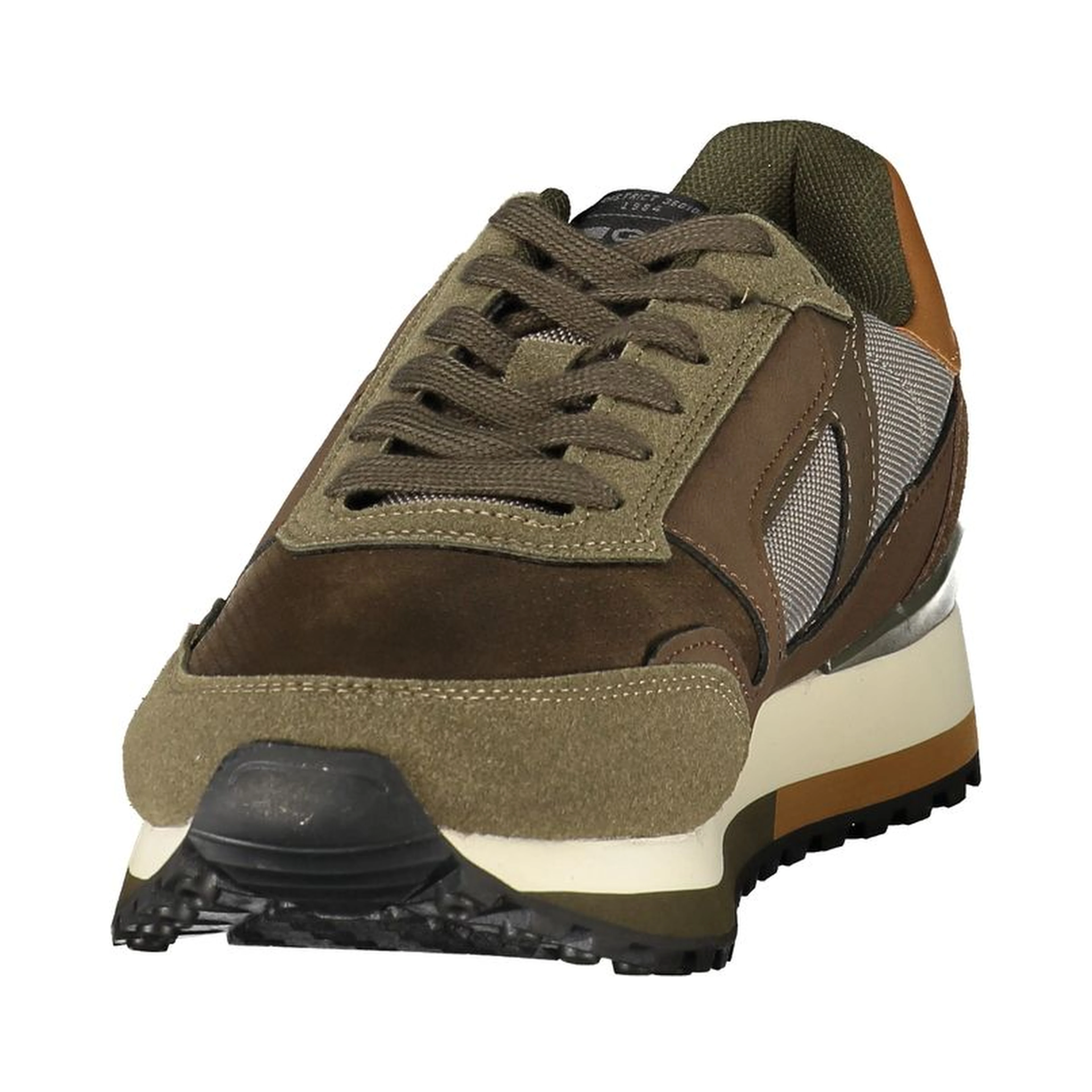 Brown Polyurethane Men's Sneaker