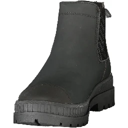 Black Polyurethane Women's Boot
