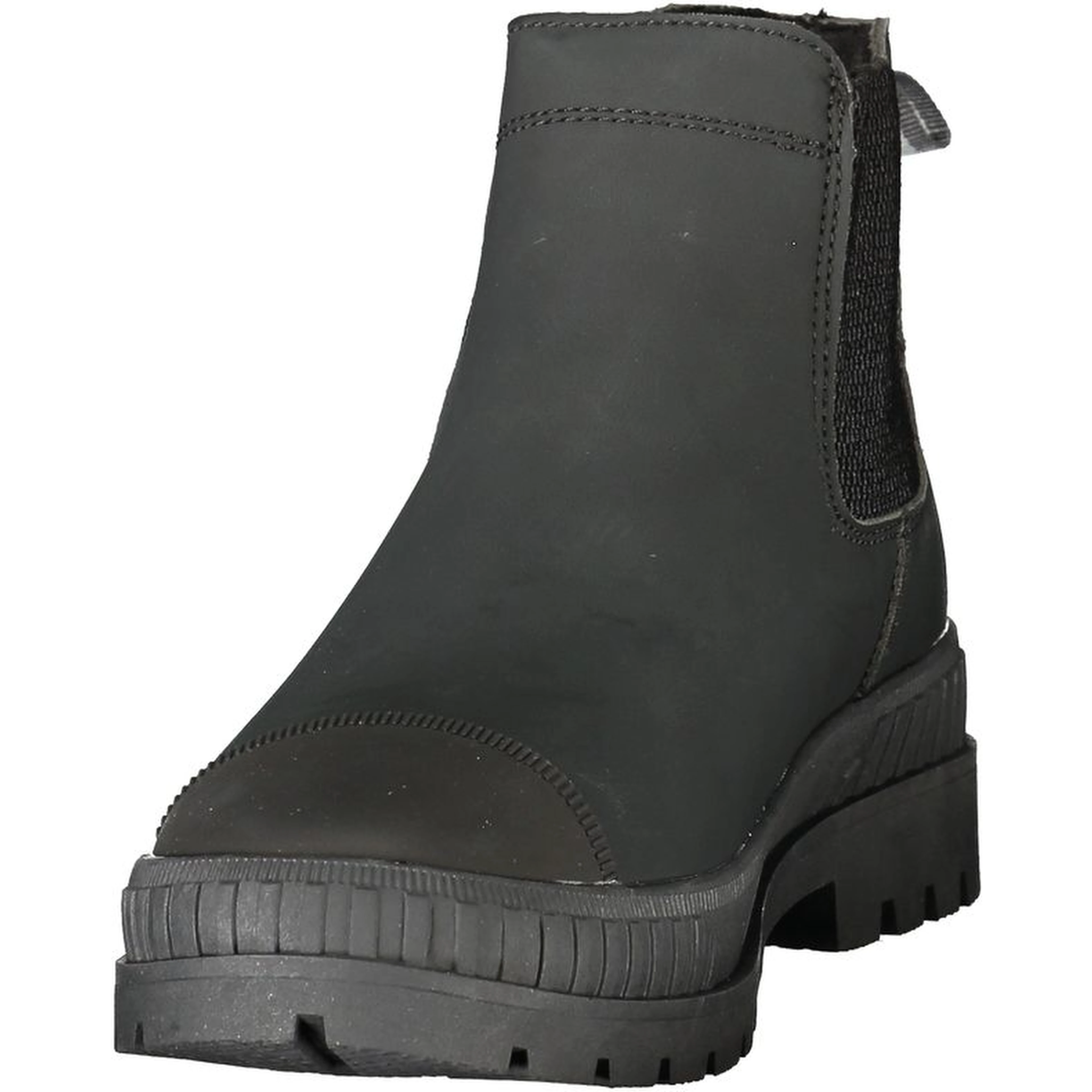 Black Polyurethane Women's Boot