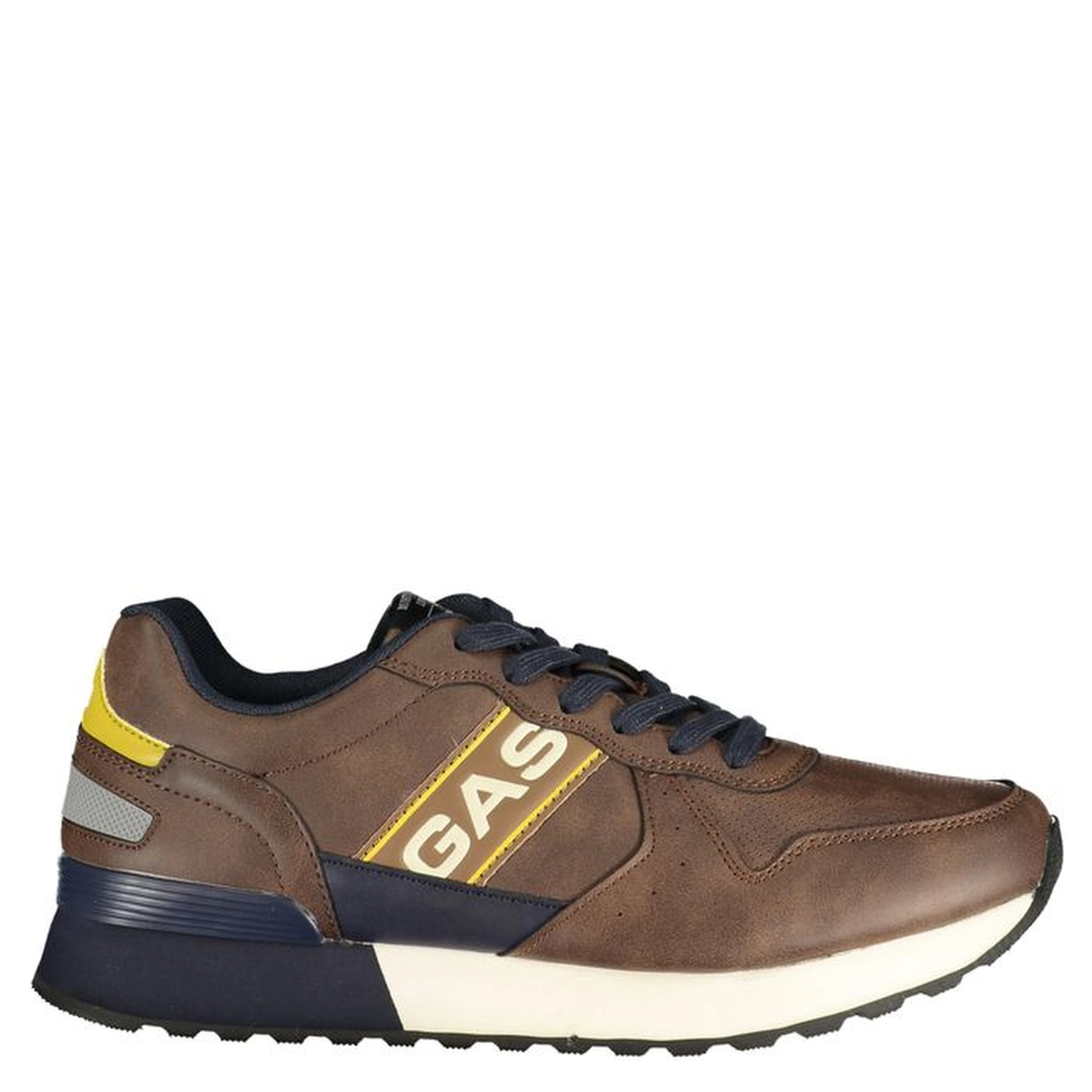 Brown Polyurethane Men's Sneaker