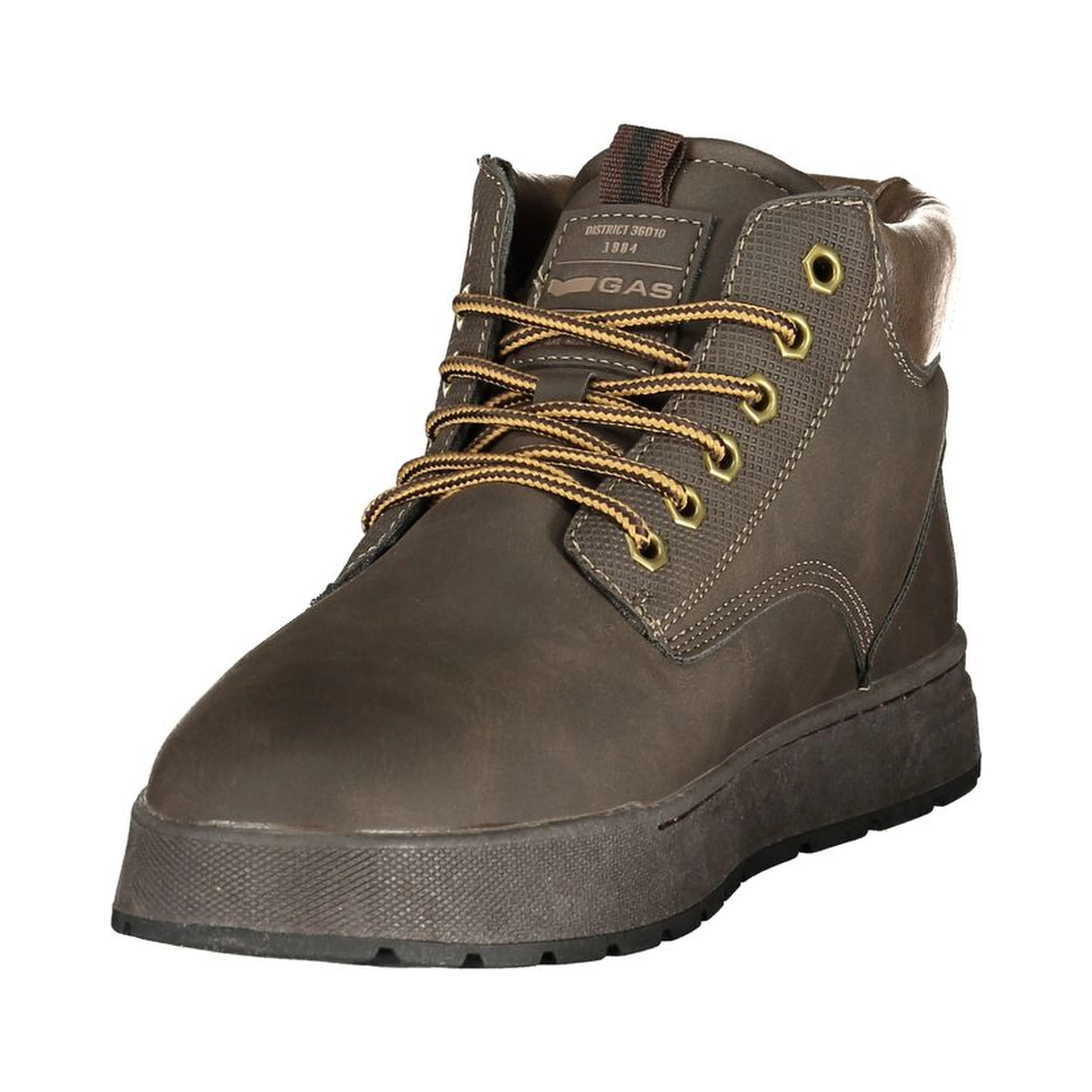Brown Polyurethane Men's Sneaker