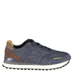 Blue Polyurethane Men's Sneaker