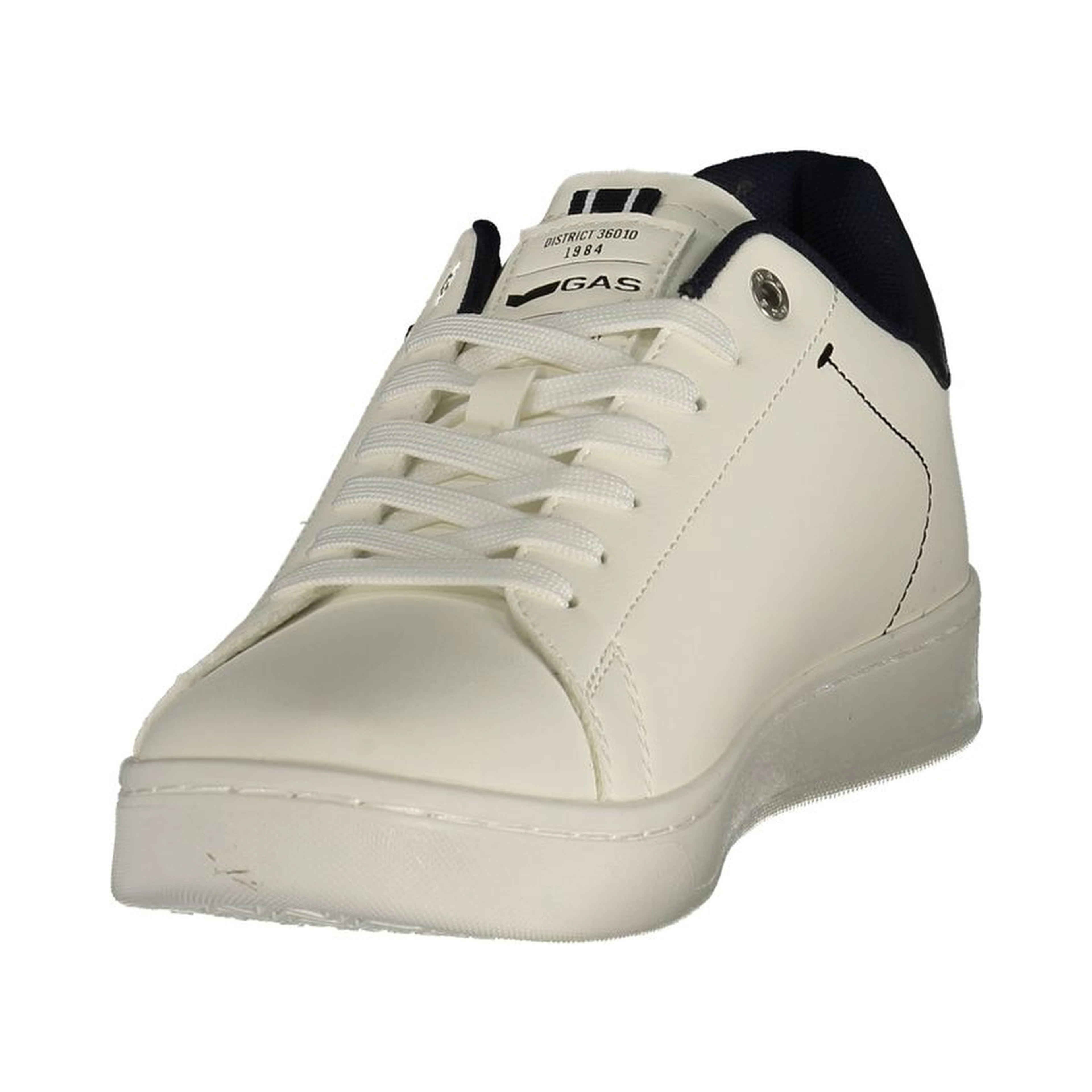 White Polyurethane Men's Sneaker
