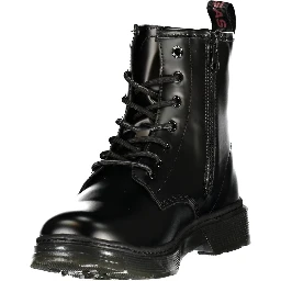 Nero Polyurethane Women's Stivaletti