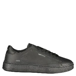 Nero Polyurethane Men Sneaker