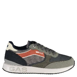 Blue Polyurethane Men's Sneaker