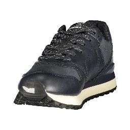 Blue Polyurethane Men's Sneaker
