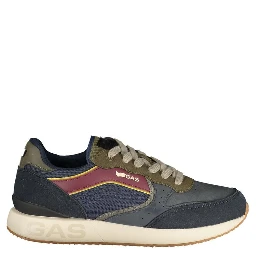 Blue Polyurethane Men's Sneaker