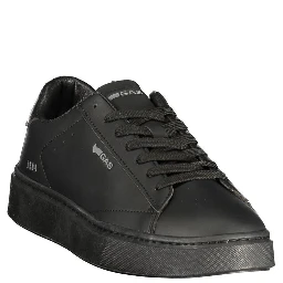Nero Polyurethane Men Sneaker