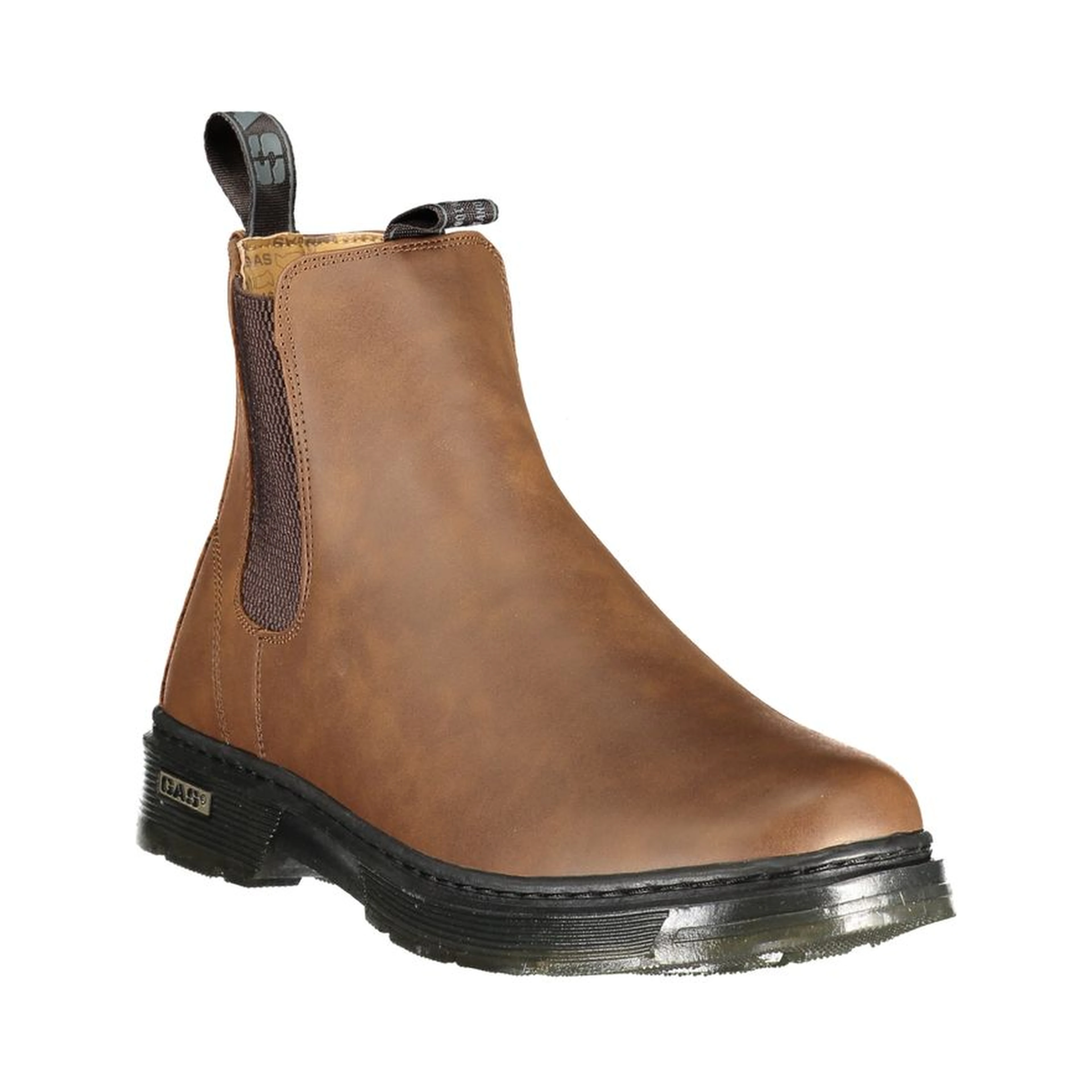 Brown Polyurethane Men Boot