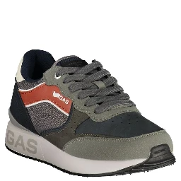 Blue Polyurethane Men's Sneaker