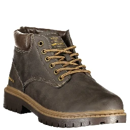 Brown Polyurethane Men's Boot
