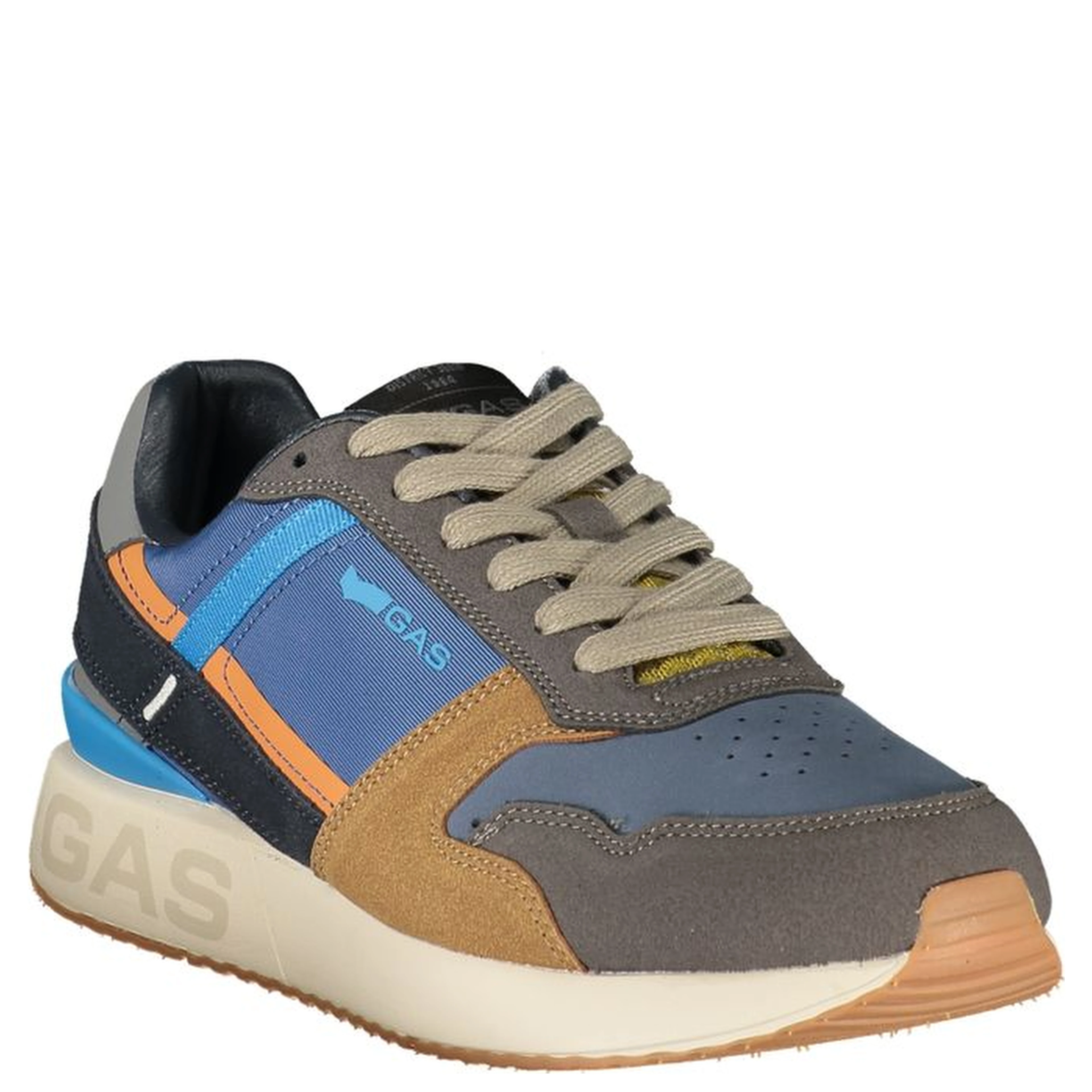 Blue Polyurethane Men's Sneaker