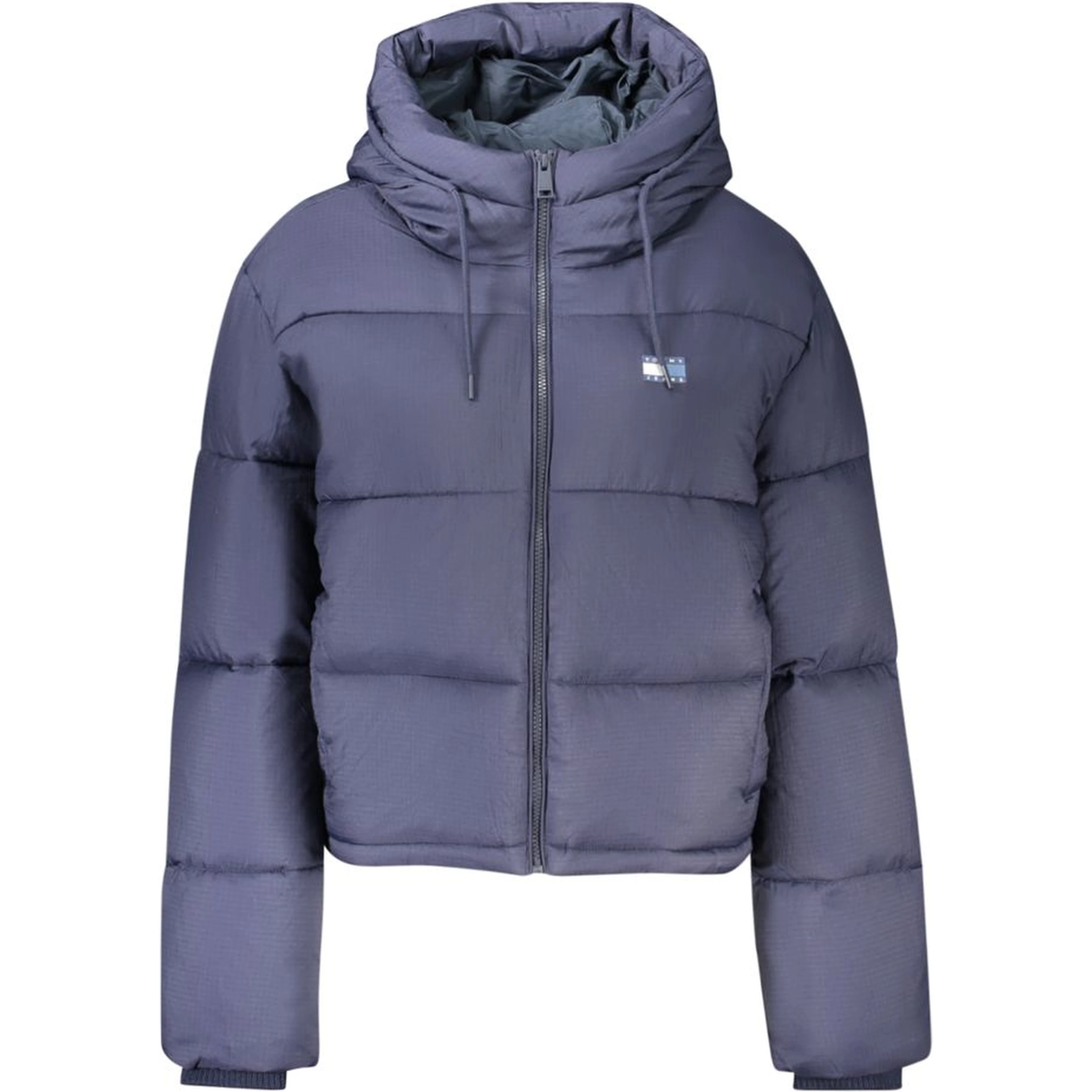 Blue Polyester Womens Jacket