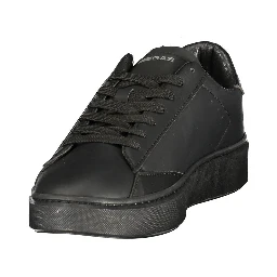 Nero Polyurethane Men Sneaker