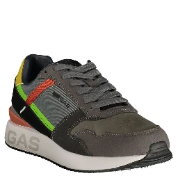 Grigio Polyurethane Uomo Sneaker