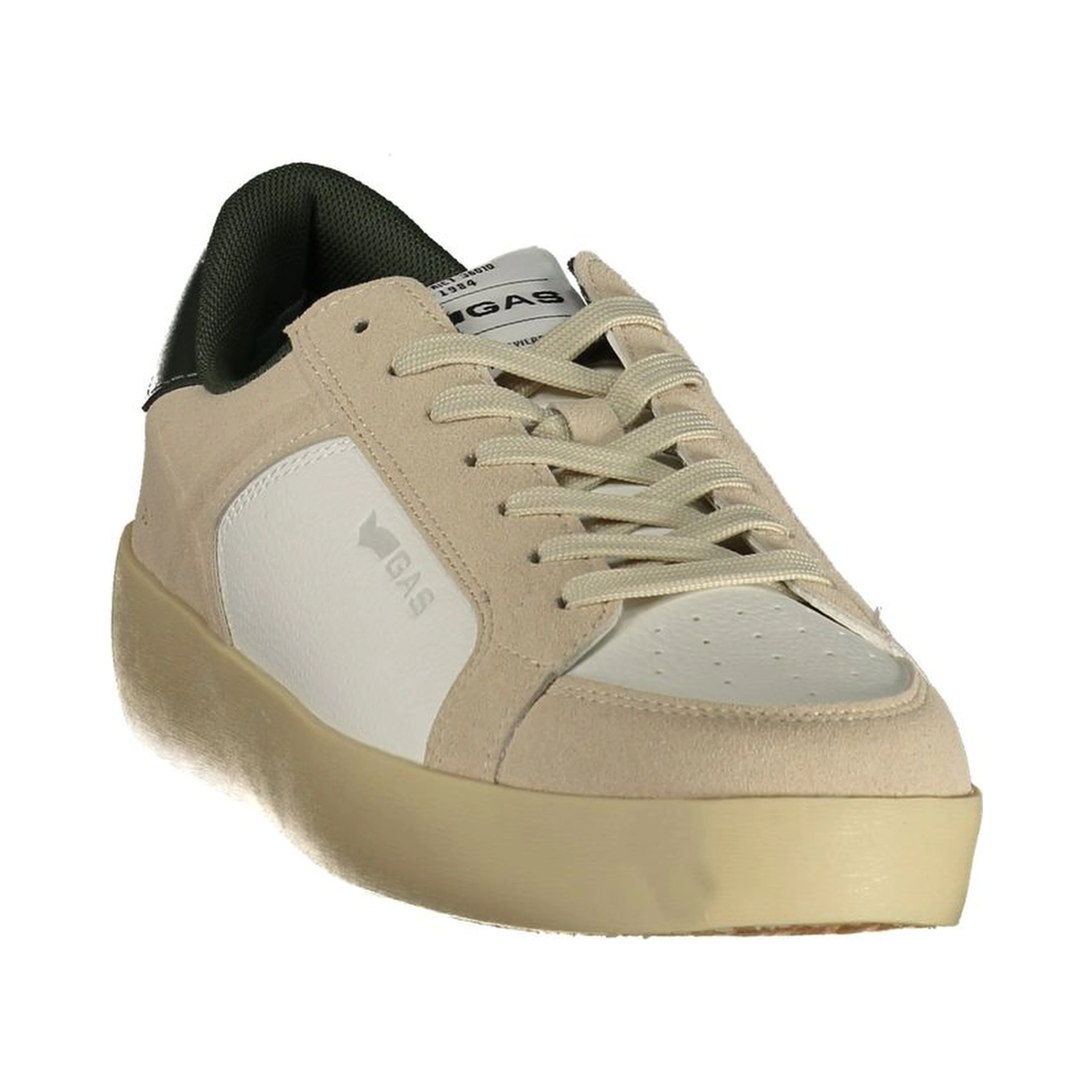 White Polyurethane Men's Sneaker