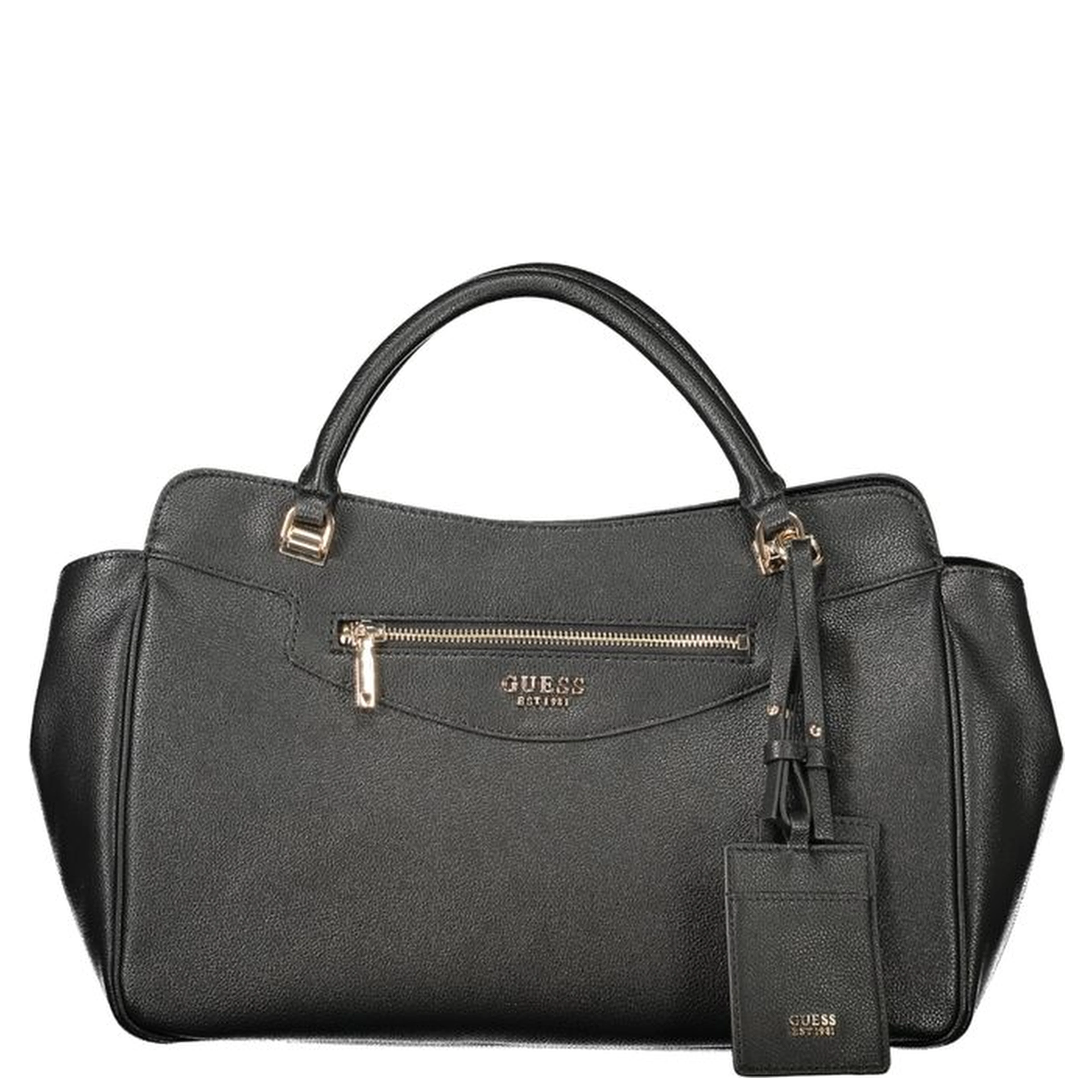 Black Polyurethane Women's Bag
