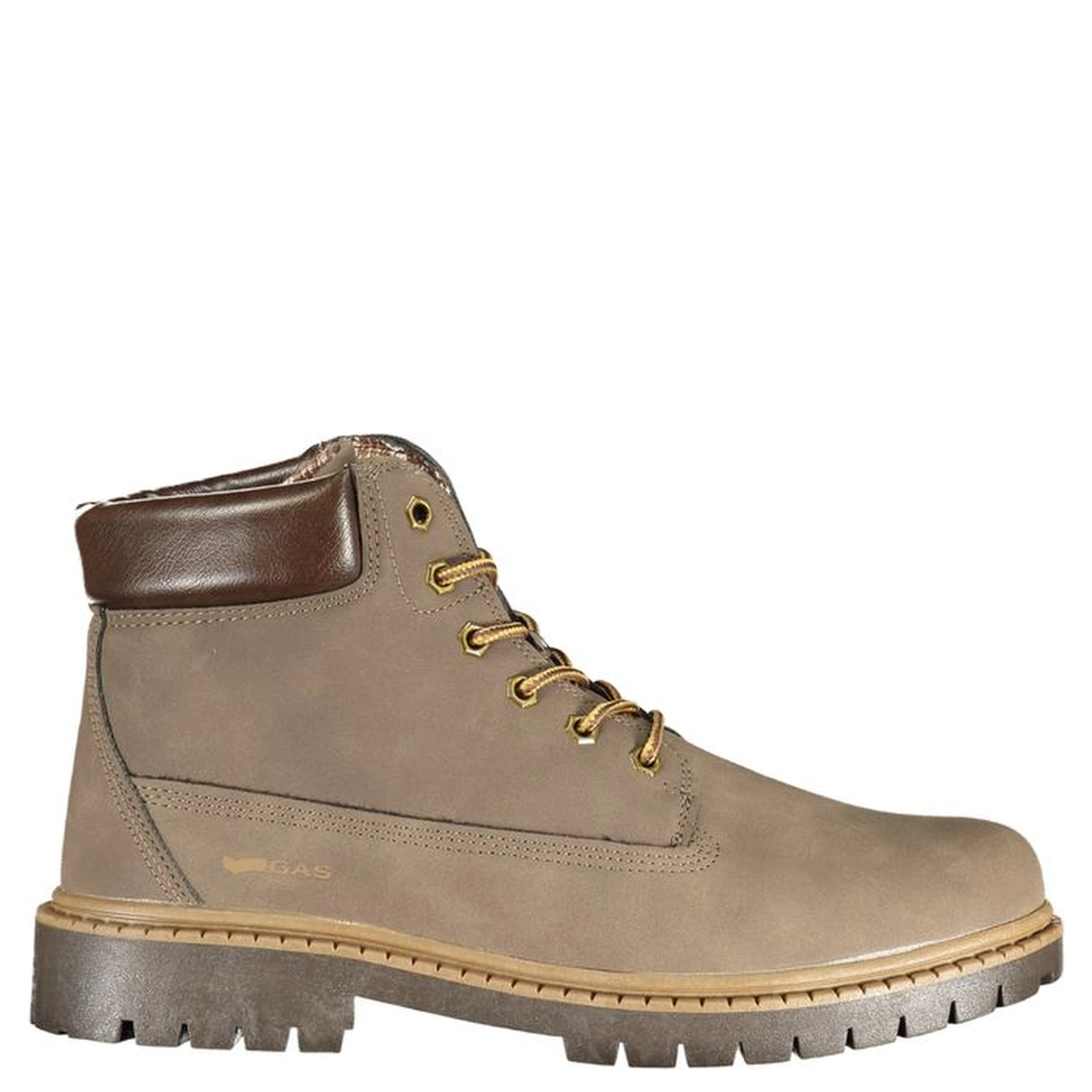 Brown Polyurethane Men's Boot