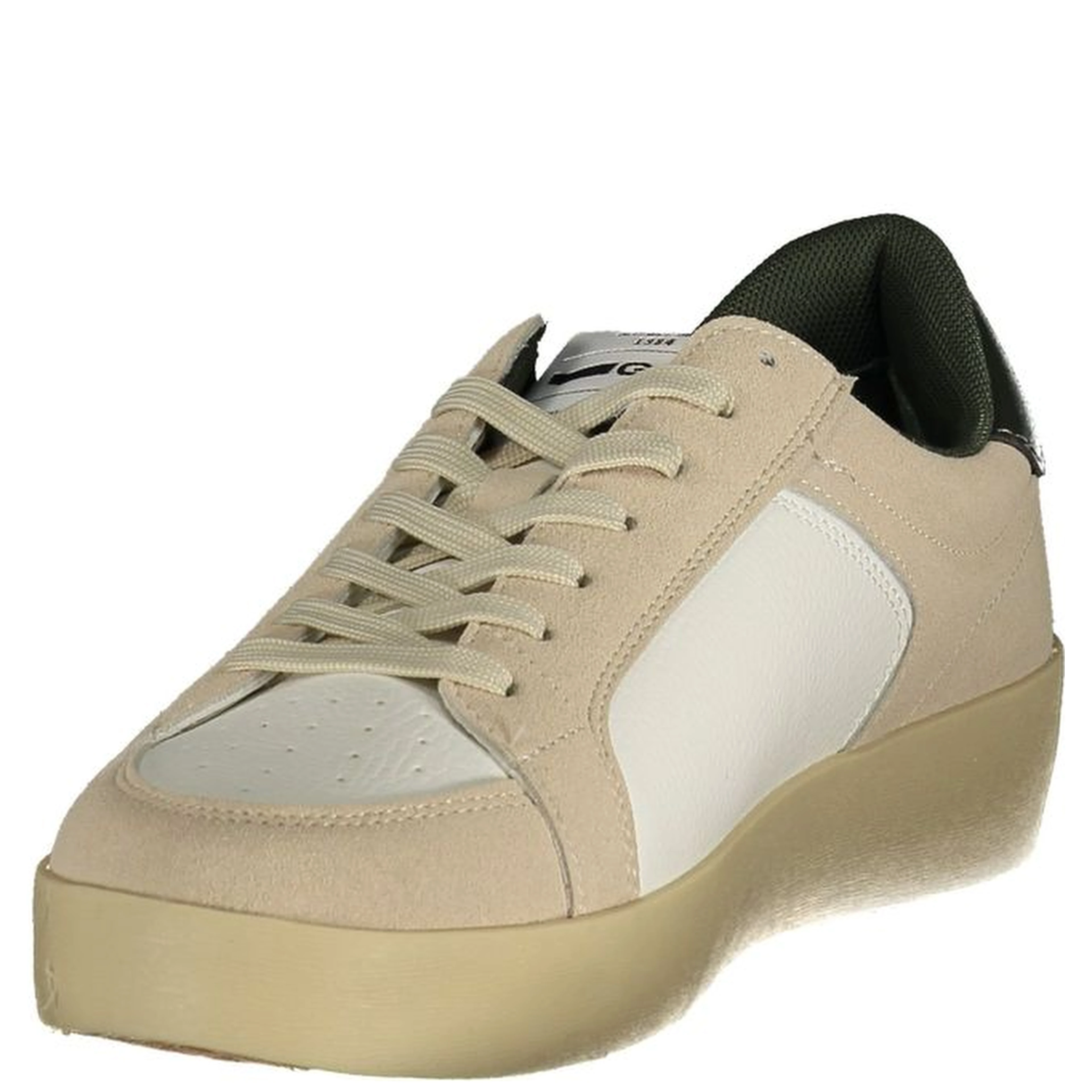 White Polyurethane Men's Sneaker
