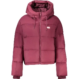 Purple Polyester Women's Jacket