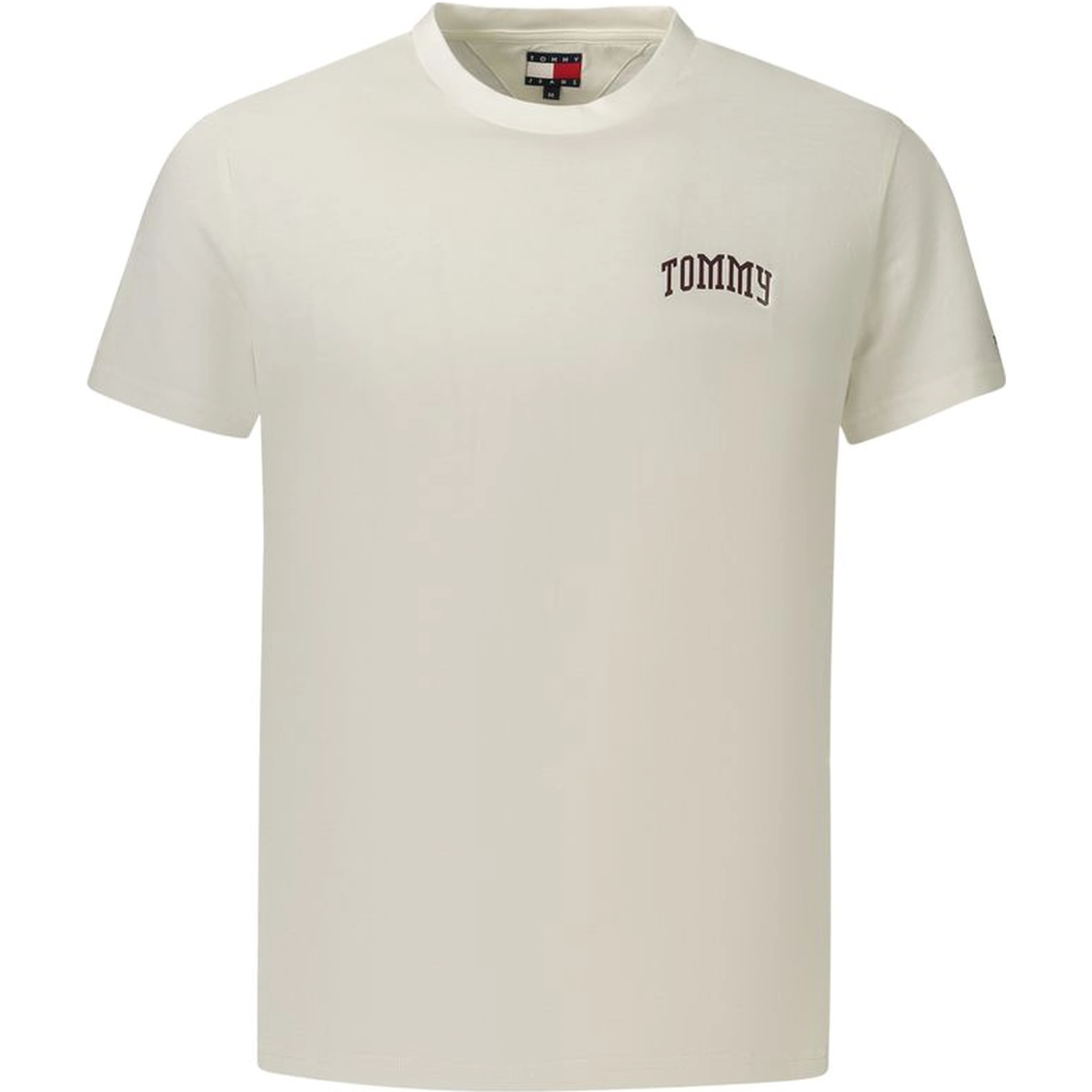 White Cotton Mens T-Shirt