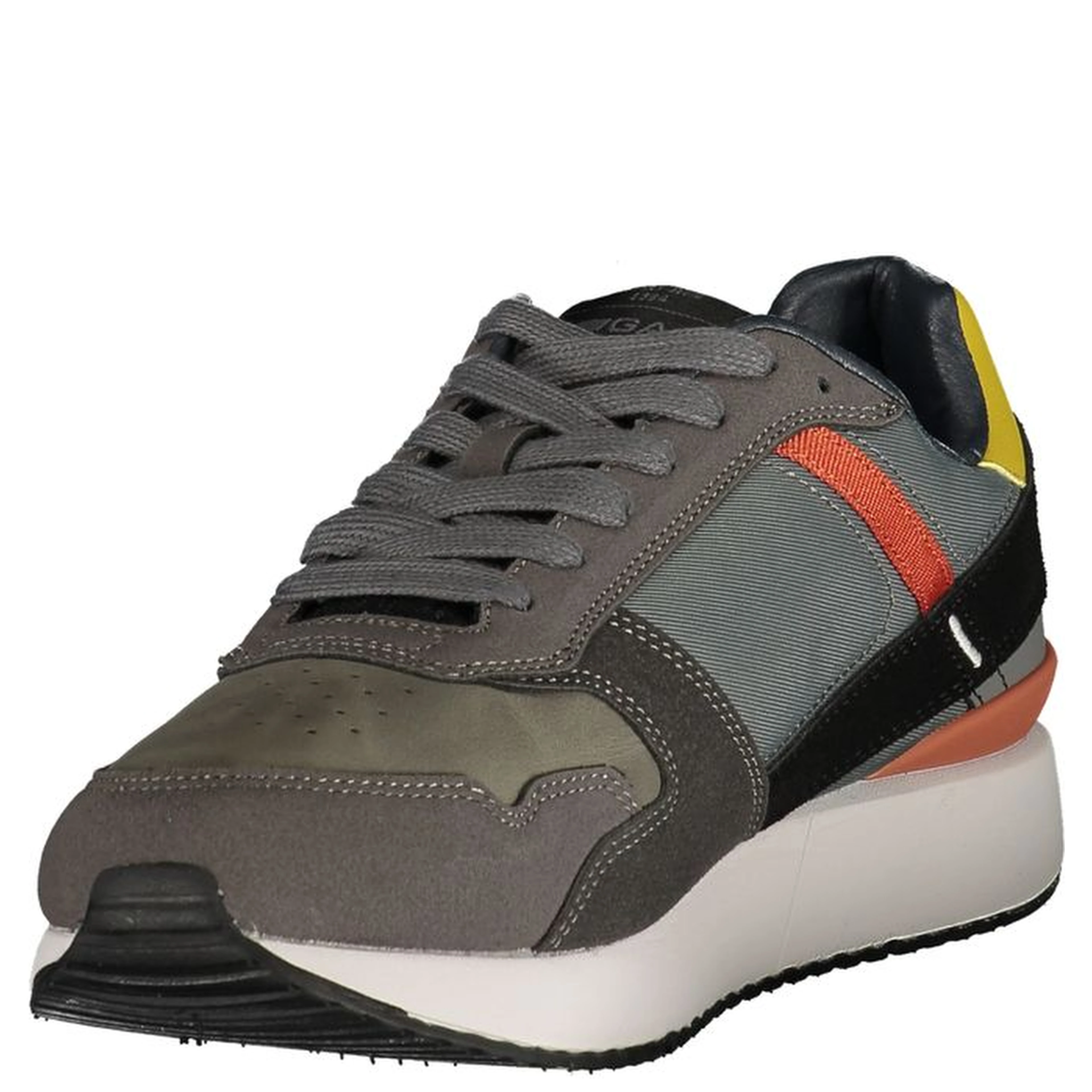 Grigio Polyurethane Uomo Sneaker