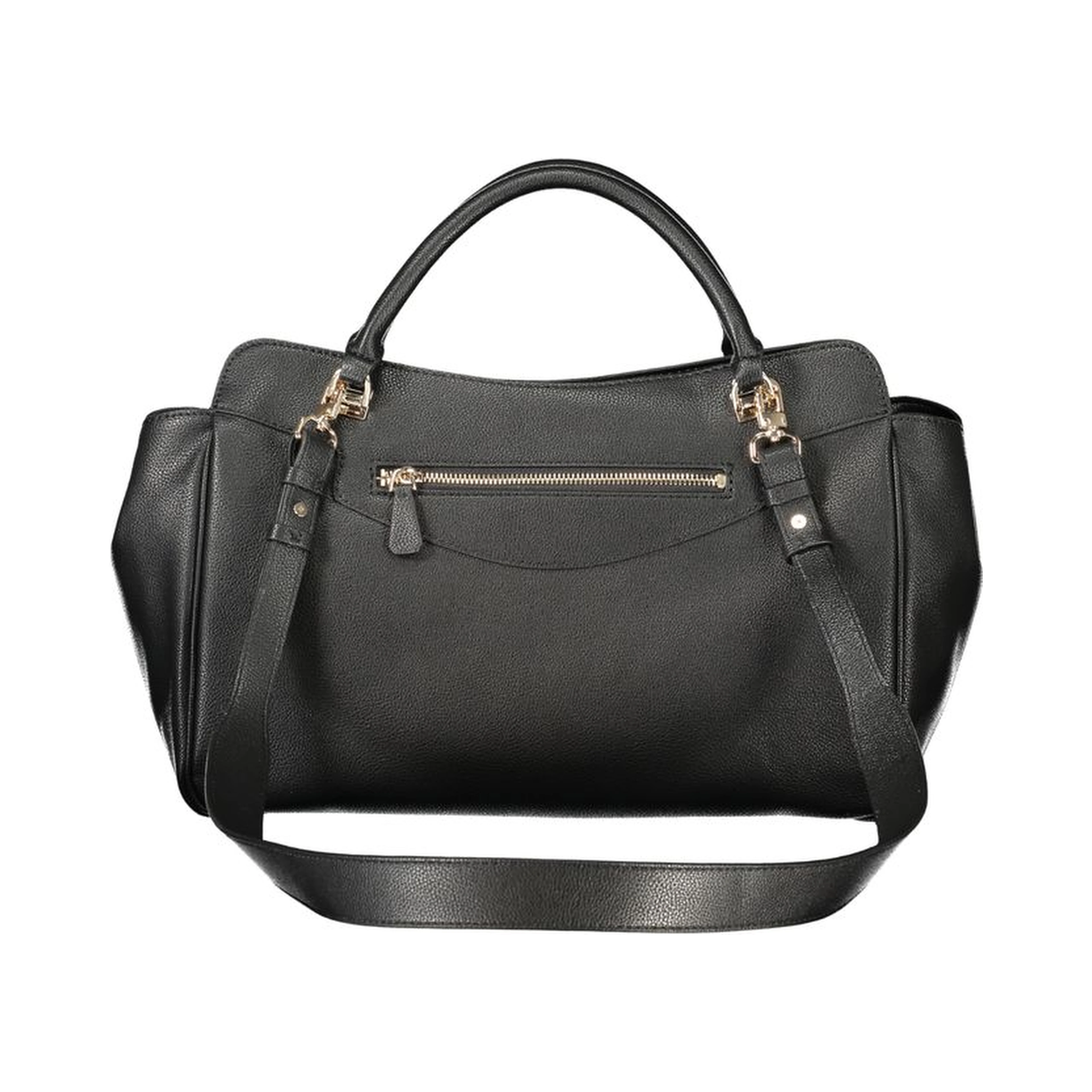Black Polyurethane Women's Bag