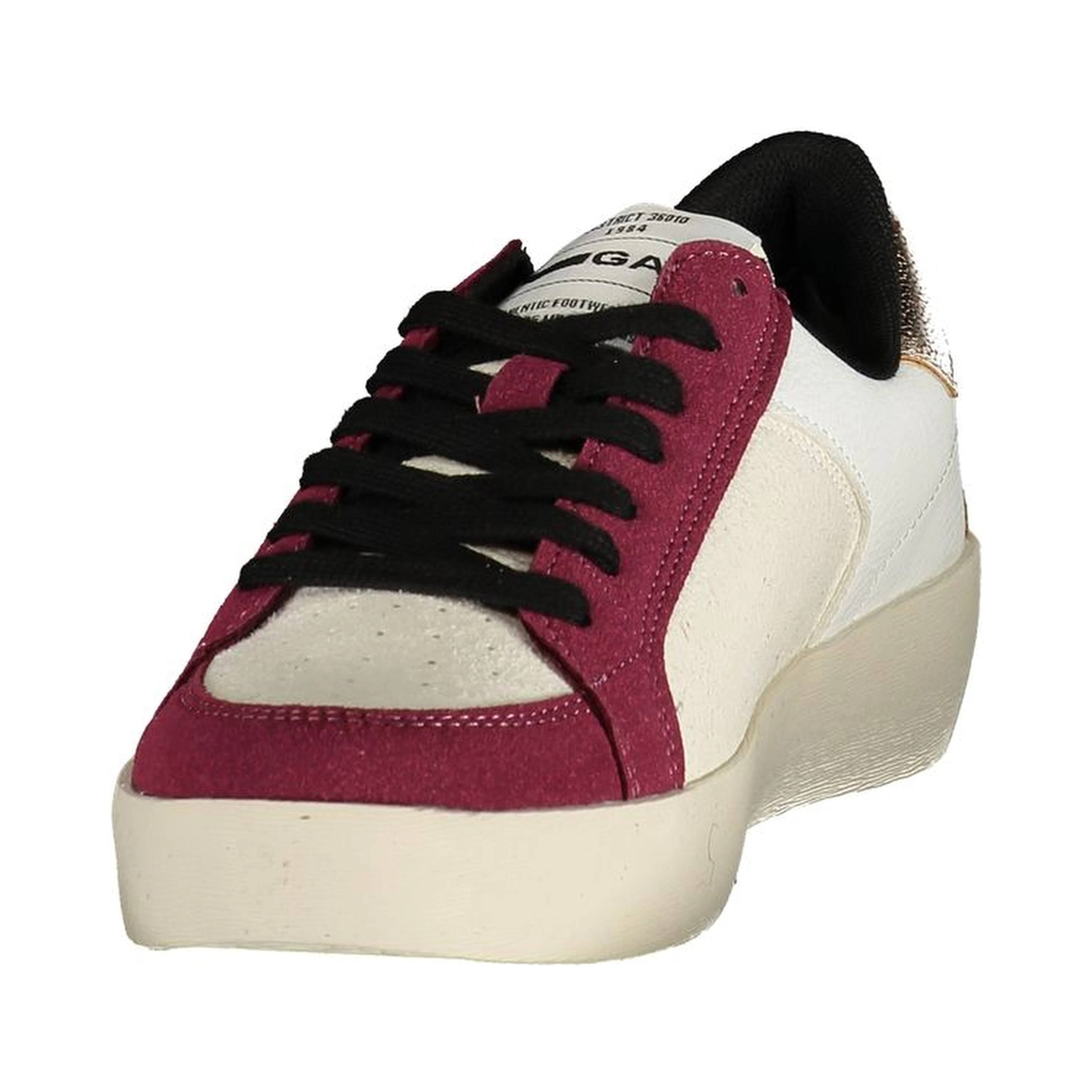 White Polyurethane Women's Sneaker